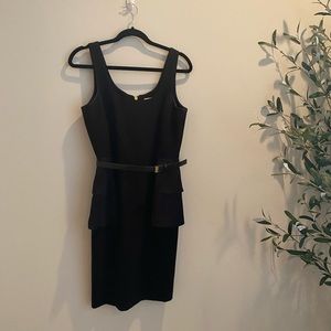 Size 4 Michael Kors Black Dress with Belt